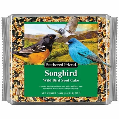 Feathered Friend Songbird Seed Cake (26 oz)