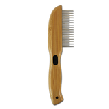 Bamboo Groom Rotating Pin Comb with 31 Rounded Pins