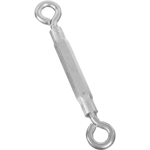 National 3/8 In. x 10-1/2 In. Zinc Hook & Eye Turnbuckle