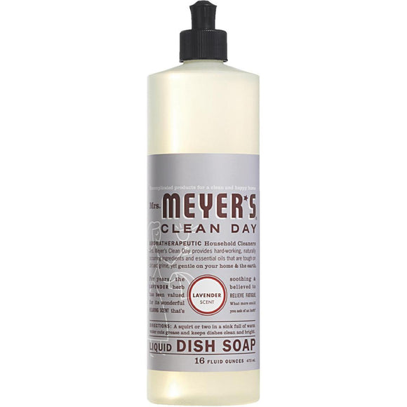 Mrs. Meyer's Clean Day 16 Oz. Lavender Scent Liquid Dish Soap