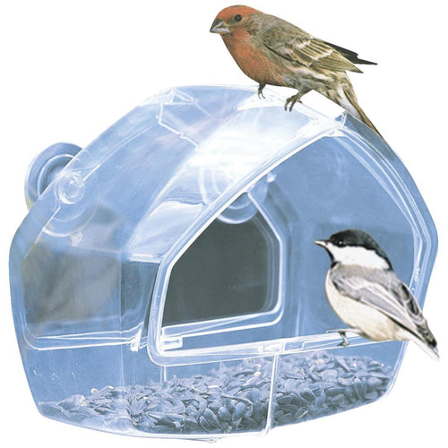 Birdscapes Clear Plastic Window Bird Feeder