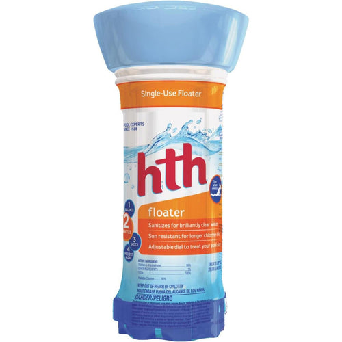 HTH 3 Lb. Large Single-Use Floater Chlorine Dispenser