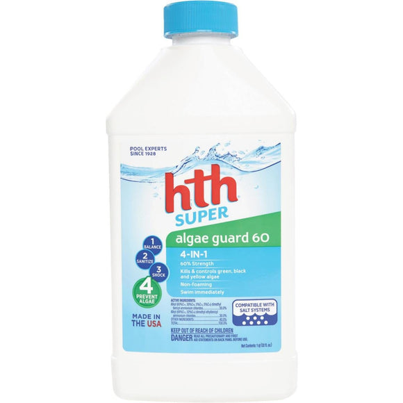 HTH Super Algae Guard 60 1 Qt. Liquid Algae Control