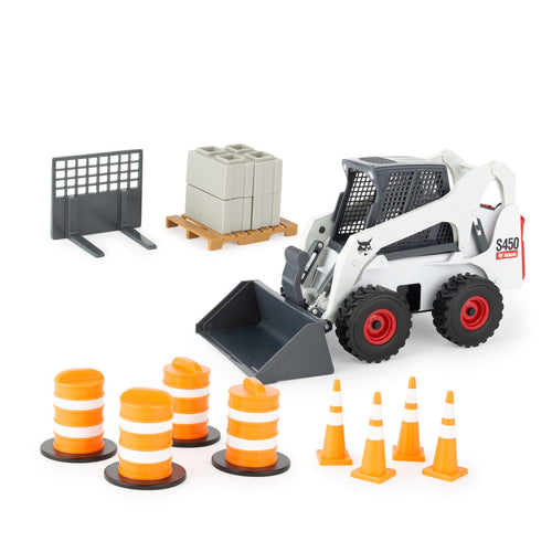 Tomy ERTL 1:16 Big Farm Bobcat Skid Loader Set