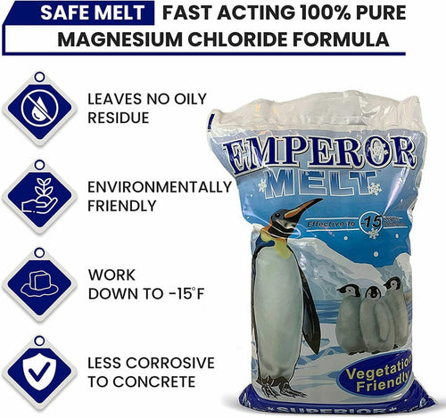 Peach Country  Blue Emperor Ice Melt Environmentally Friendly and Pet Safe Ice Melt