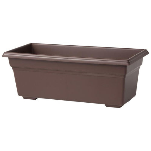 COUNTRYSIDE FLOWERBOX (24 INCH, BROWN)
